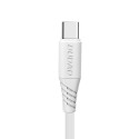 Kabel Dudao L2T 2m USB / USB-C 5A QC3.0 - bílá