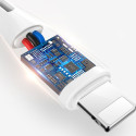 Dudao L2L 1m USB/Lightning 3A kabel – bílá