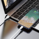 Dudao L2L 1m USB/Lightning 3A kabel – bílá