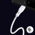 Dudao L2L 1m USB/Lightning 3A kabel – bílá