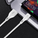 Dudao L2L 1m USB/Lightning 3A kabel – bílá