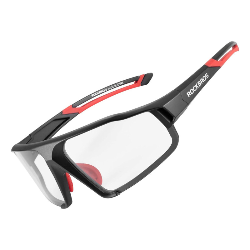 Cyklistické fotochromatické brýle Rockbros SP216BK UV400 - černá/červená