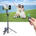 Stativ selfie tyč Wozinsky WC1Y30S pro telefon – černá