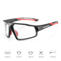 Cyklistické fotochromatické brýle Rockbros SP216BK UV400 - černá/červená
