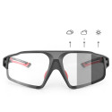 Cyklistické fotochromatické brýle Rockbros SP216BK UV400 - černá/červená