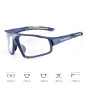 Cyklistické fotochromatické brýle Rockbros SP216BL UV400 - modré