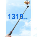 Selfie tyč se stativem Wozinsky WC1Y2S pro telefon černá