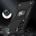 Kryt Wozinsky RING ARMOR pro Galaxy S23+ – černá