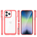 AG PREMIUM Outer Space Case Pevné pouzdro pro iPhone 14 Pro Max s gelovým rámečkem červené
