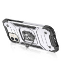 Kryt Wozinsky Ring Armor pro iPhone 14 - stříbrná