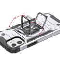 Kryt Wozinsky Ring Armor pro iPhone 14 - stříbrná