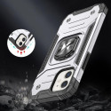 Kryt Wozinsky Ring Armor pro iPhone 14 - stříbrná
