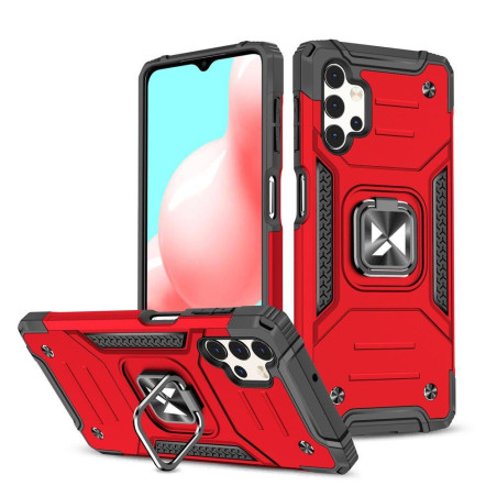 Kryt Wozinsky RING ARMOR pro Galaxy A73 – červený