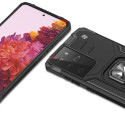 Kryt Wozinsky Ring Armor pro Galaxy S22 Ultra - červená