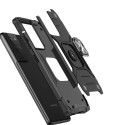Kryt Wozinsky RING ARMOR pro Galaxy S22 Ultra – stříbrná