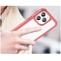 AG PREMIUM Outer Space Case Pevné pouzdro pro iPhone 14 Pro Max s gelovým rámečkem červené