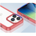 AG PREMIUM Outer Space Case Pevné pouzdro pro iPhone 14 Pro Max s gelovým rámečkem červené
