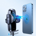 Držák do auta Joyroom s bezdrátovým nabíjením Qi 15W na větrací mřížku – černý (JR-ZS241)