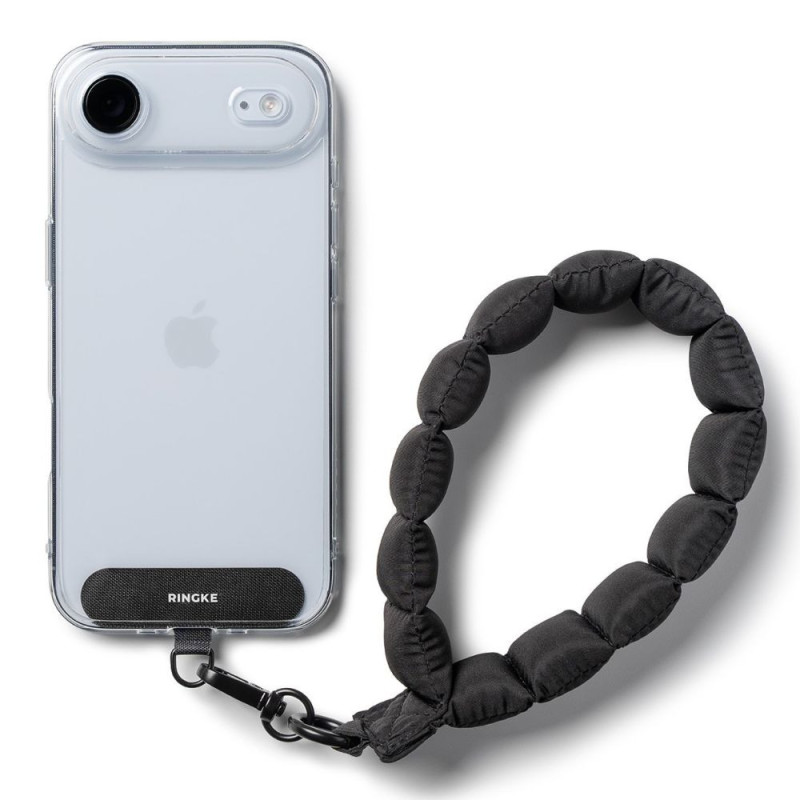 Držák Ringke HOLDER & PUFFER HAND STRAP CALM BLACK pro ruční popruh - calm black
