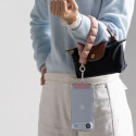 Řemínek Ringke HOLDER & PUFFER HAND STRAP pro telefon - floral pink