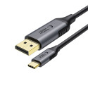 Kabel Tech-Protect ULTRABOOST Type-C → DisplayPort 1.4 8K/60 černý