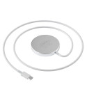 DUDAO A12XS Sada bezdrátové MagSafe 15W nabíječky a USB-C adaptéru 20W, bílá