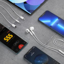 Sluchátka Dudao X14PROT USB-C - bílá