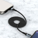 Dudao L7MaxL kabel USB-C Lightning 20W černý