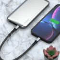 Kabel Dudao L10P pro iPhone – černá (20W PD, 0,23 m)