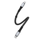 Kabel Dudao L10C USB-C/USB-C PD 100W 0,23 m black