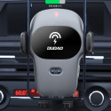 Dudao F20XS držák do auta Qi 15W – šedý