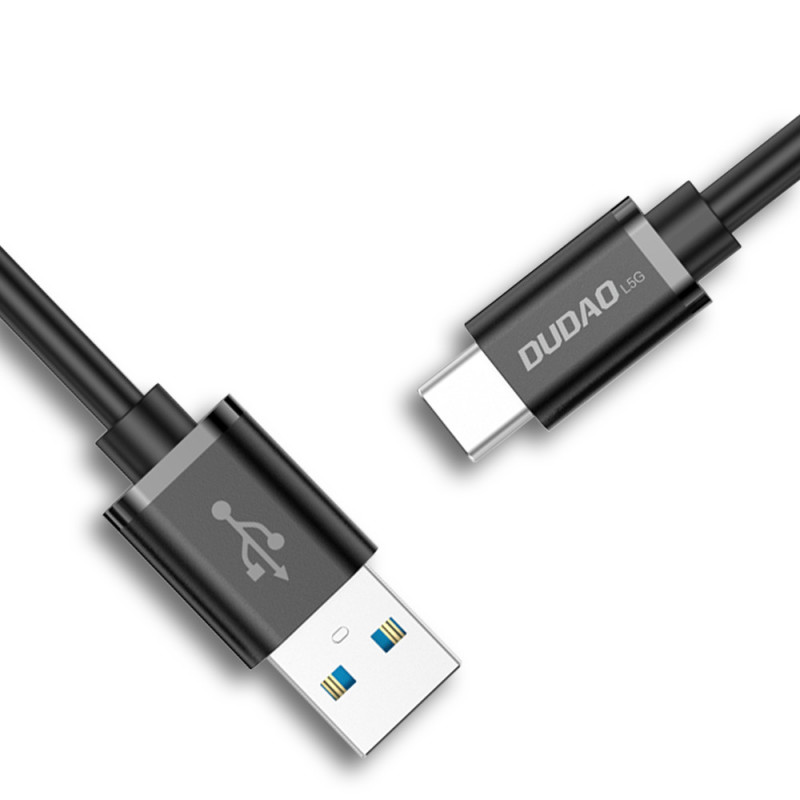 Kabel Dudao L5G-Black pro zařízení s USB Type-C - černý
