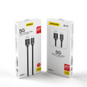 Kabel Dudao L5G-Black USB-C 1 m černý