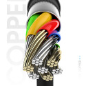 Kabel Dudao L5G-Black USB-C 1 m černý