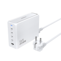 Dudao A228EU GaN 1x USB-A 4x USB-C PD 228W nabíječka - bílá