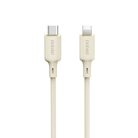 Kabel Dudao L7SCL USB-C / Lightning 30W 1m - béžový