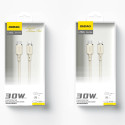 Kabel Dudao L7SCL USB-C / Lightning 30W 1m - béžový