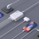 Dudao A228EU GaN 1x USB-A 4x USB-C PD 228W nabíječka - bílá