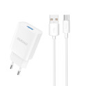 Nabíječka Dudao A4EU 10W USB-A pro USB - bílá