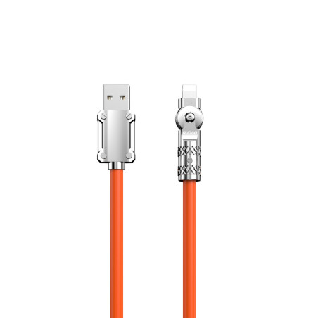Dudao L24AL kabel USB-A na Lightning 180° 30W 1m - orange