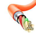 Dudao L24AL kabel USB-A na Lightning 180° 30W 1m - orange