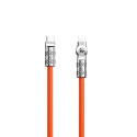 Kabel Dudao L24CL USB‑C Lightning 30W 1m orange