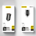 Nabíječka Dudao R3MAX do auta 48W PD/QC - černá