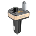 Dudao FM Bluetooth transmiter + nabíječka do auta MP3 3,1 A 2x USB černá (R2Pro černá)