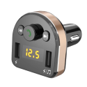 Dudao FM Bluetooth transmiter + nabíječka do auta MP3 3,1 A 2x USB černá (R2Pro černá)