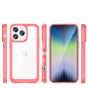 AG PREMIUM Outer Space Case Pevné pouzdro pro iPhone 14 Pro s gelovým rámečkem červené