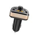 Dudao FM Bluetooth transmiter + nabíječka do auta MP3 3,1 A 2x USB černá (R2Pro černá)