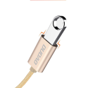 Dudao L15M – OTG adaptér / kabel z USB 2.0 na micro USB – šedý