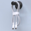 Kabel Dudao L9C 65W USB-C na USB-C 2 m bílá