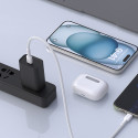 Kabel Dudao L9C 65W USB-C na USB-C 2 m bílá